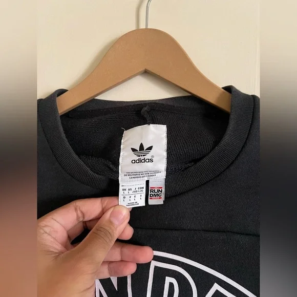 RARE 2014 Adidas Originals Run DMC New York City 1982 Pullover  Sweatshirt L - Picture 2 of 8